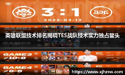 英雄联盟技术排名揭晓TES战队技术实力独占鳌头
